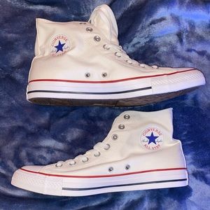 Brand new white converse